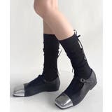 シアーハイソックス リボン 靴下 | Riff | 詳細画像4 