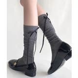 シアーハイソックス リボン 靴下 | Riff | 詳細画像5 