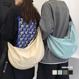 ナイロンショルダーバッグ メッセンジャーバッグ ハーフムーンバッグ | Riff | 詳細画像1 