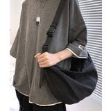 ブラック | ナイロンショルダーバッグ メッセンジャーバッグ ハーフムーンバッグ | Riff