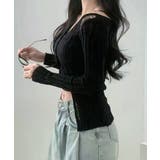 前ボタンダメージニット カーディガン ニットカーデ | Riff | 詳細画像10 