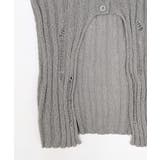 前ボタンダメージニット カーディガン ニットカーデ | Riff | 詳細画像25 