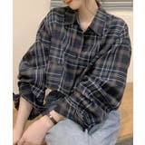 チェック柄ショート丈シャツ クロップド丈 ゆるシャツ | Riff | 詳細画像15 