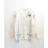 レースアップリボンカーディガン ニット セーター | Riff | 詳細画像18 