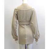 ハイネックノースリーブワンピース+オフショルダーショートニット レイヤード | Riff | 詳細画像16 