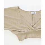 ハイネックノースリーブワンピース+オフショルダーショートニット レイヤード | Riff | 詳細画像17 