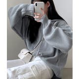 リブニットパーカー セーター フード | Riff | 詳細画像16 