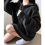 リブニットパーカー セーター フード | Riff | 詳細画像21 