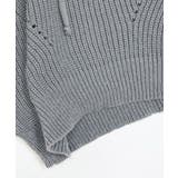 リブニットパーカー セーター フード | Riff | 詳細画像31 