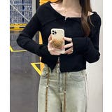 オフショルダブルジップリブニット リブ編み セーター | Riff | 詳細画像25 