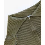 オフショルダブルジップリブニット リブ編み セーター | Riff | 詳細画像36 