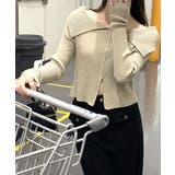 オフショルダブルジップリブニット リブ編み セーター | Riff | 詳細画像9 