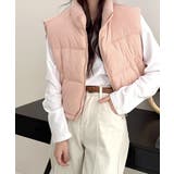 中綿ベスト ダウンベスト ショート丈ベスト | Riff | 詳細画像12 