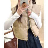 中綿ベスト ダウンベスト ショート丈ベスト | Riff | 詳細画像15 