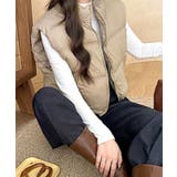 中綿ベスト ダウンベスト ショート丈ベスト | Riff | 詳細画像17 