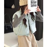 中綿ベスト ダウンベスト ショート丈ベスト | Riff | 詳細画像19 