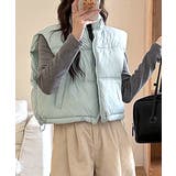 中綿ベスト ダウンベスト ショート丈ベスト | Riff | 詳細画像20 