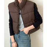 中綿ベスト ダウンベスト ショート丈ベスト | Riff | 詳細画像23 