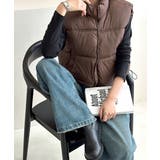 中綿ベスト ダウンベスト ショート丈ベスト | Riff | 詳細画像26 