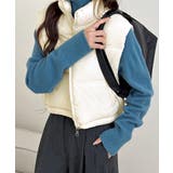 中綿ベスト ダウンベスト ショート丈ベスト | Riff | 詳細画像3 