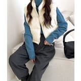 中綿ベスト ダウンベスト ショート丈ベスト | Riff | 詳細画像6 