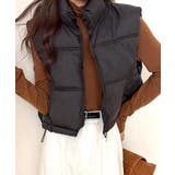 中綿ベスト ダウンベスト ショート丈ベスト | Riff | 詳細画像7 