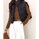 中綿ベスト ダウンベスト ショート丈ベスト | Riff | 詳細画像8 