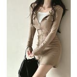 フードミニワンピース パーカーワンピース タイトワンピース | Riff | 詳細画像12 