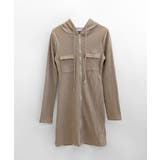 フードミニワンピース パーカーワンピース タイトワンピース | Riff | 詳細画像16 