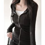 フードミニワンピース パーカーワンピース タイトワンピース | Riff | 詳細画像7 