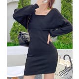 アンサンブル風リブニットワンピース バックリボン カシュクールワンピース | Riff | 詳細画像14 