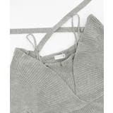 アンサンブル風リブニットワンピース バックリボン カシュクールワンピース | Riff | 詳細画像26 