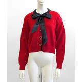 リボンニットカーディガン バイカラー 配色 | Riff | 詳細画像24 