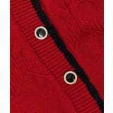 リボンニットカーディガン バイカラー 配色 | Riff | 詳細画像30 