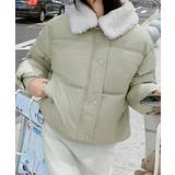 襟ボア中綿ジャケット ブルゾン ダウン | Riff | 詳細画像10