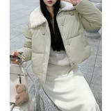 襟ボア中綿ジャケット ブルゾン ダウン | Riff | 詳細画像13