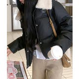 襟ボア中綿ジャケット ブルゾン ダウン | Riff | 詳細画像18