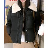 襟ボア中綿ジャケット ブルゾン ダウン | Riff | 詳細画像19