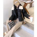 襟ボア中綿ジャケット ブルゾン ダウン | Riff | 詳細画像23