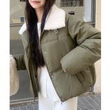 襟ボア中綿ジャケット ブルゾン ダウン | Riff | 詳細画像30