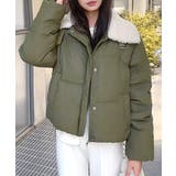 襟ボア中綿ジャケット ブルゾン ダウン | Riff | 詳細画像31