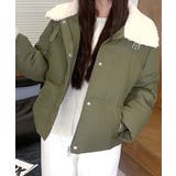 襟ボア中綿ジャケット ブルゾン ダウン | Riff | 詳細画像33