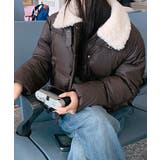 襟ボア中綿ジャケット ブルゾン ダウン | Riff | 詳細画像34