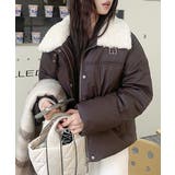 襟ボア中綿ジャケット ブルゾン ダウン | Riff | 詳細画像38