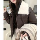 襟ボア中綿ジャケット ブルゾン ダウン | Riff | 詳細画像40