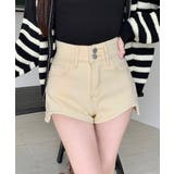 裏起毛ハイウエストショートパンツ ショート丈 ショーパン | Riff | 詳細画像15 