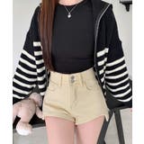 裏起毛ハイウエストショートパンツ ショート丈 ショーパン | Riff | 詳細画像17 