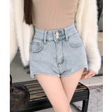 裏起毛ハイウエストショートパンツ ショート丈 ショーパン | Riff | 詳細画像19 