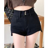 裏起毛ハイウエストショートパンツ ショート丈 ショーパン | Riff | 詳細画像3 