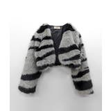 ノーカラーフェイクファーショートコート ジャケット ブルゾン | Riff | 詳細画像15 